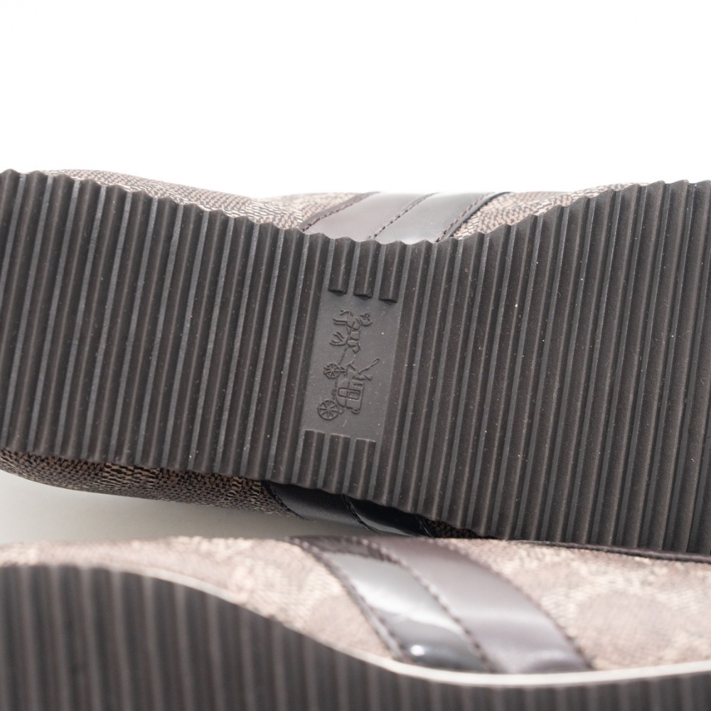 Coach. Ivy Leather Logo‎ Sneakers. - Picture 13 of 14